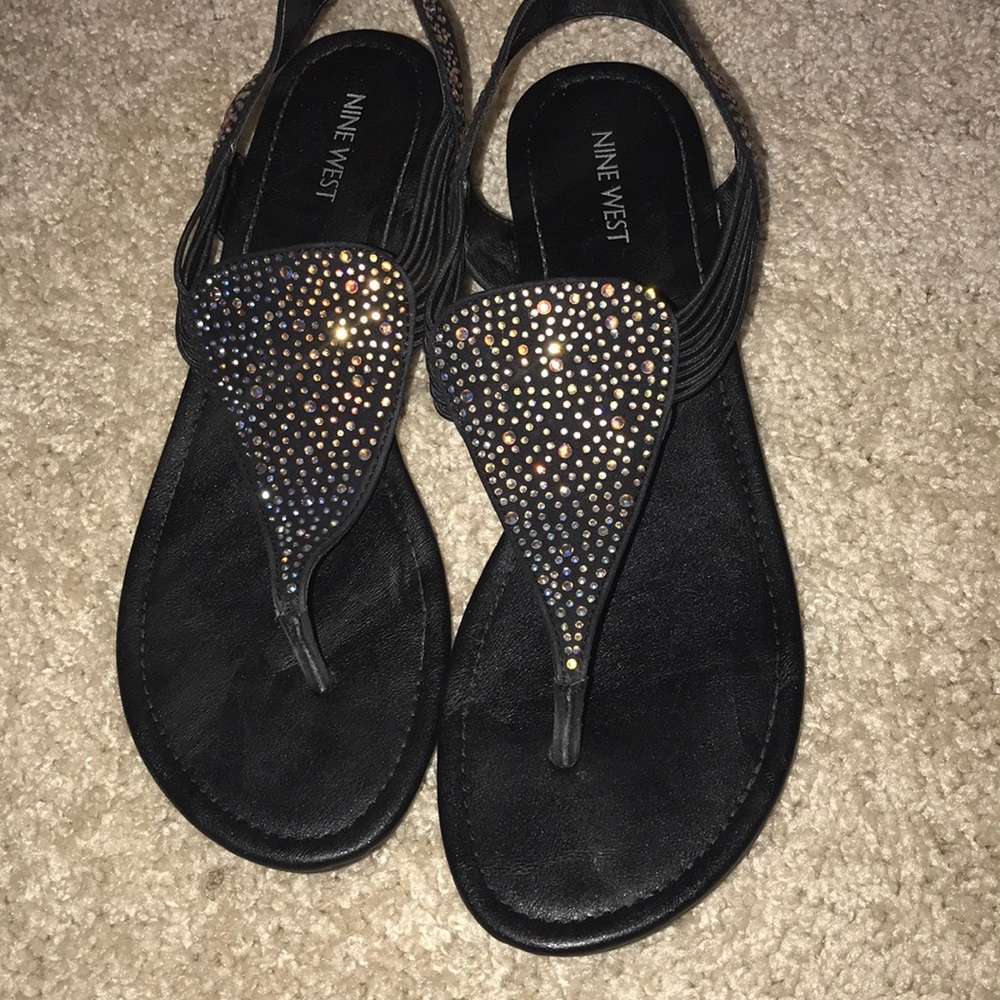 Nine West sandals.